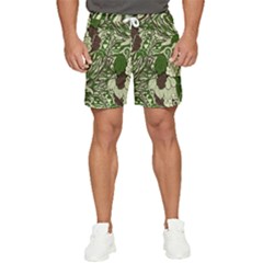 Texture Ornament Pattern Seamless Paisley Men s Runner Shorts