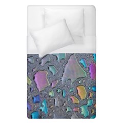 Glass Drops Rainbow Duvet Cover (single Size) by uniart180623