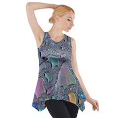 Glass Drops Rainbow Side Drop Tank Tunic by uniart180623