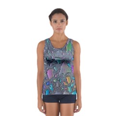 Glass Drops Rainbow Sport Tank Top  by uniart180623