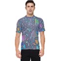 Glass Drops Rainbow Men s Short Sleeve Rash Guard View1