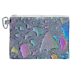 Glass Drops Rainbow Canvas Cosmetic Bag (xl) by uniart180623