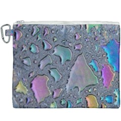 Glass Drops Rainbow Canvas Cosmetic Bag (xxxl) by uniart180623