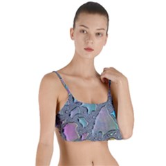 Glass Drops Rainbow Layered Top Bikini Top  by uniart180623