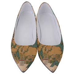 World Map Travel Pattern Architecture Women s Low Heels by uniart180623