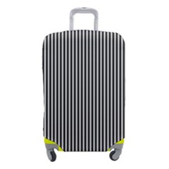 Stripe Line Pattern Black Lines Luggage Cover (small) by Ravend