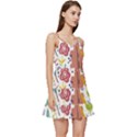 Flower Spring Short Frill Dress View3