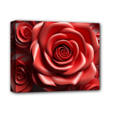 Roses Flowers Plant Deluxe Canvas 14  X 11  (stretched) by Ravend