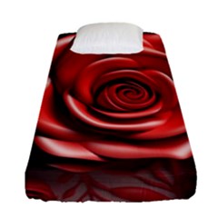 Roses Flowers Plant Fitted Sheet (single Size) by Ravend