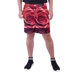 Roses Flowers Plant Men s Pocket Shorts by Ravend