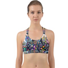 Flower Flowers Flora Floral Nature Watercolor Art Texture Back Web Sports Bra by Ravend