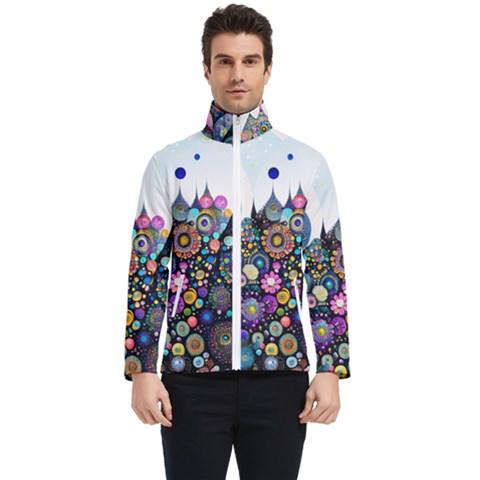 Flower Flowers Flora Floral Nature Watercolor Art Texture Men s Bomber Jacket by Ravend