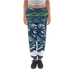 Tree Leaf Green Forest Wood Natural Nature Women s Jogger Sweatpants by Ravend