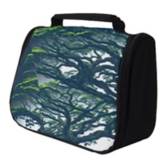 Tree Leaf Green Forest Wood Natural Nature Full Print Travel Pouch (small) by Ravend