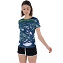 Tree Leaf Green Forest Wood Natural Nature Back Circle Cutout Sports Tee View1