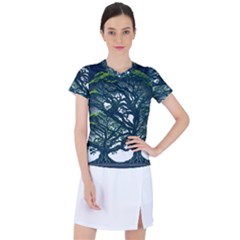 Tree Leaf Green Forest Wood Natural Nature Women s Sports Top by Ravend