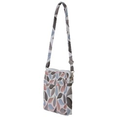 Leaves Pastel Background Nature Multi Function Travel Bag by Ravend