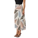 Leaves Pastel Background Nature Classic Midi Chiffon Skirt View2