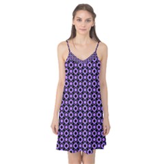 Mazipoodles Purple Donuts Polka Dot  Camis Nightgown  by Mazipoodles