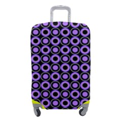 Mazipoodles Purple Donuts Polka Dot  Luggage Cover (small) by Mazipoodles