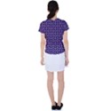 Mazipoodles Purple Donuts Polka Dot  Women s Sports Top View2