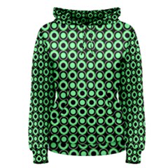 Mazipoodles Green Donuts Polka Dot Women s Pullover Hoodie