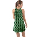 Mazipoodles Green Donuts Polka Dot Halter Tie Back Chiffon Dress View2