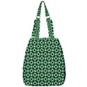 Mazipoodles Green Donuts Polka Dot Center Zip Backpack View1