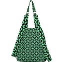 Mazipoodles Green Donuts Polka Dot Center Zip Backpack View2