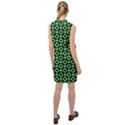 Mazipoodles Green Donuts Polka Dot Sleeveless Shirt Dress View2