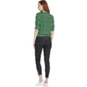 Mazipoodles Green Donuts Polka Dot Quarter Sleeve Blouse View2