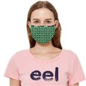 Mazipoodles Green Donuts Polka Dot Cloth Face Mask (Adult) View1