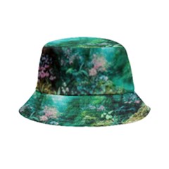 River Stream Flower Nature Bucket Hat by Ravend