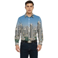 Building Sea Architecture Marina Men s Long Sleeve  Shirt by Ravend