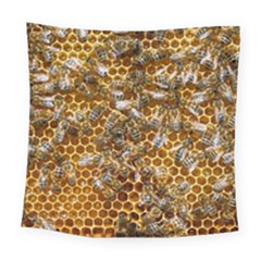 Honey Bee Bees Insect Square Tapestry (large) by Ravend