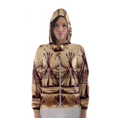 Nation Indian Native Indigenous Women s Hooded Windbreaker by Ravend