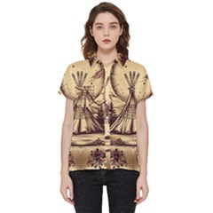 Nation Indian Native Indigenous Short Sleeve Pocket Shirt by Ravend