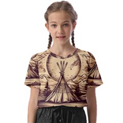 Nation Indian Native Indigenous Kids  Basic Tee by Ravend