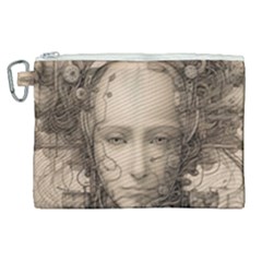 Cyborg Robot Future Drawing Poster Canvas Cosmetic Bag (xl) by Ravend