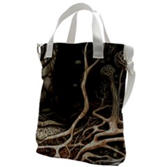 Tree Nature Landscape Forest Canvas Messenger Bag by Ravend