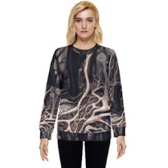 Tree Nature Landscape Forest Hidden Pocket Sweatshirt