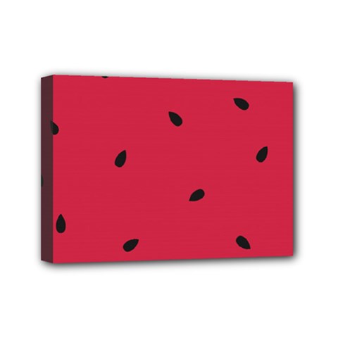 Minimalist Summer Watermelon Wallpaper Mini Canvas 7  X 5  (stretched)