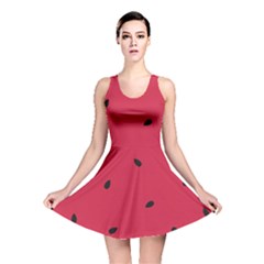 Minimalist Summer Watermelon Wallpaper Reversible Skater Dress by Ravend