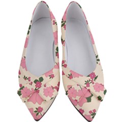 Floral Vintage Flowers Women s Bow Heels by Dutashop