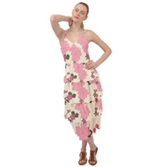 Floral Vintage Flowers Layered Bottom Dress by Dutashop