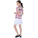 Floral Vintage Flowers Women s Polo Tee View2