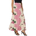 Floral Vintage Flowers Tiered Ruffle Maxi Skirt View3