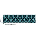 Mazipoodles Blue Donuts Polka Dot Roll Up Canvas Pencil Holder (L) View1