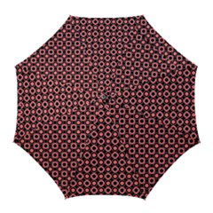 Mazipoodles Red Donuts Polka Dot  Golf Umbrellas by Mazipoodles