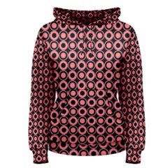 Mazipoodles Red Donuts Polka Dot  Women s Pullover Hoodie by Mazipoodles